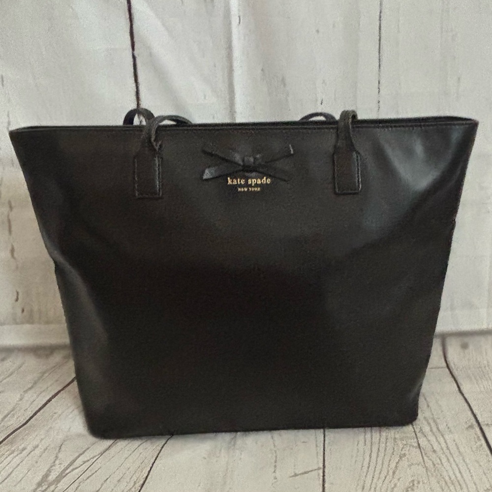 Kate Spade Sawyer Street Black Leather Tote